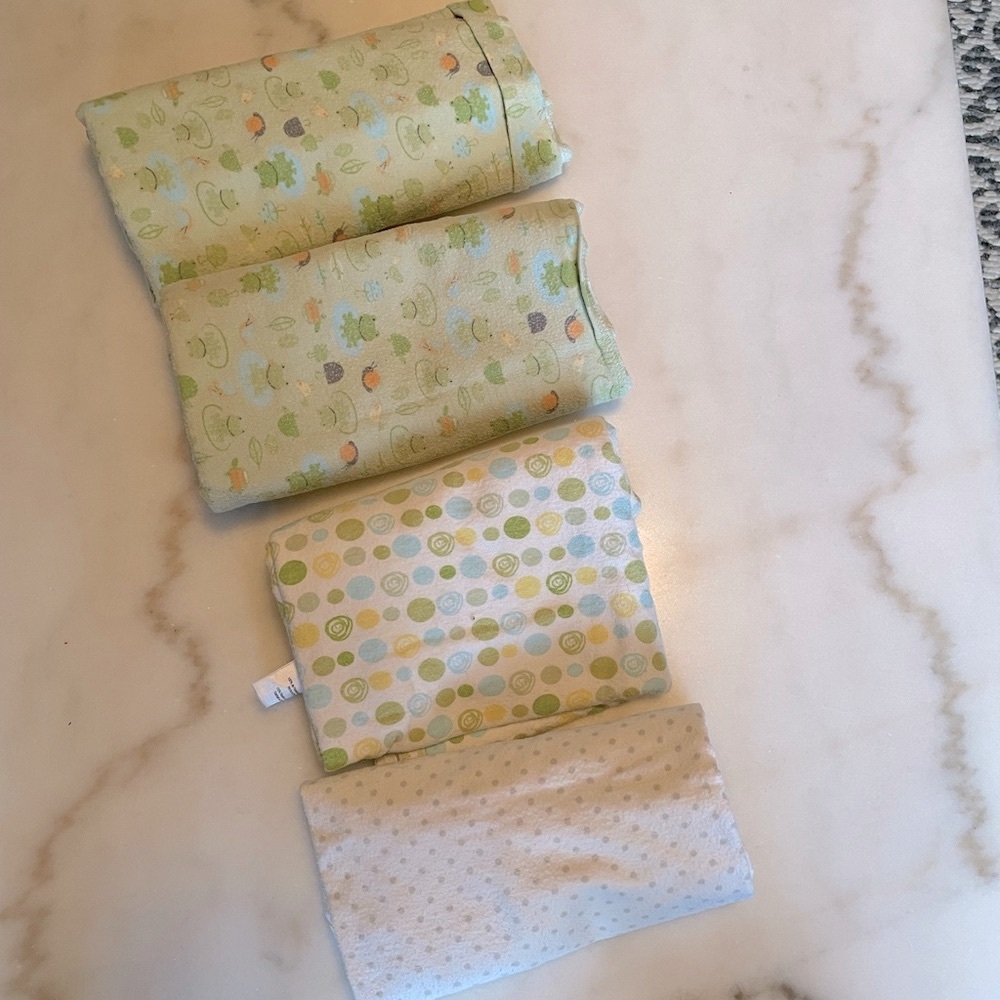 Set of Four Swaddle Blankets